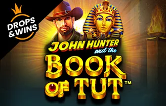 John Hunter and the Book of Tut, copertina del gioco Pragmatic Play